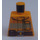 LEGO Naranja claro brillante Minifigura Torso sin brazos con Decoración (973)