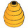 LEGO Bright Light Orange Minifigure Beehive Hat (35574)