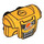 LEGO Orange clair brillant Minifigure Clothing avec Knobs (105853)