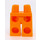 LEGO Bright Light Orange Minifigure Hips and Legs (73200 / 88584)