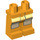 LEGO Bright Light Orange Minifigure Hips and Legs with Brown Kneepads and Yellow Pockets (10279 / 14998)