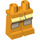 LEGO Orange clair brillant Minifigurine Hanches et jambes avec Marron Kneepads et Jaune Pockets (10279 / 14998)