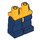 LEGO Helder Lichtoranje Minifigure Heupen met Dark Blauw Poten (3815 / 73200)