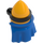 LEGO Lysorange Minion Cone Hoved med Beskyttelsesbriller og Blå Kap (108465)