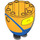 LEGO Helles Licht Orange Minions Körper mit Gelb