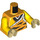 LEGO Klar Ljus Orange Apa King Minifigur Kropp (973 / 76382)