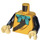 LEGO Naranja claro brillante Mono King Minifigura Torso (973 / 76382)