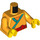 LEGO Lysorange Monkie Kid (80044) Minifig Torso (973 / 76382)