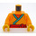 LEGO Světle oranžová Monkie Kid (80044) Minifigurka Trup (973 / 76382)