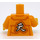 LEGO Arancione chiaro brillante Monkie Kid Minifigure Busto (973 / 76382)