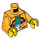 LEGO Helder Lichtoranje Monkie Kid Minifig Torso (973 / 76382)