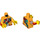 LEGO Bright Light Orange Monkie Kid - Scuba Diving Minifig Torso (973 / 76382)