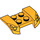 LEGO Bright Light Orange Mudguard Plate 2 x 4 with Overhanging Headlights (44674)