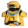 LEGO Helles Licht Orange NED-B Kopf (100545)