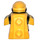 LEGO Helles Licht Orange NED-B Minifigure Kopf (100545)