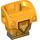 LEGO Bright Light Orange Nexo Knights Torso with Bull (23763 / 24128)