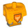 LEGO Bright Light Orange Nexo Knights Torso with Bull (23763 / 24128)