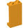 LEGO Helles Licht Orange Panel 1 x 2 x 3 mit Seitenstützen - Hohlbolzen (35340 / 87544)