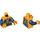 LEGO Bright Light Orange Parademon Minifig Torso (973 / 76382)