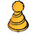 LEGO Orange clair brillant Party Chapeau (24131)