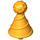 LEGO Orange clair brillant Party Chapeau (24131)