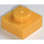 LEGO Orange clair brillant assiette 1 x 1 (3024 / 30008)