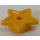 LEGO Orange clair brillant assiette 1 x 1 Rond avec Star (11609 / 28619)
