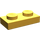 LEGO Helder Lichtoranje Plaat 1 x 2 (3023 / 28653)