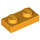 LEGO Helder Lichtoranje Plaat 1 x 2 (3023 / 28653)