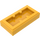 LEGO Orange clair brillant assiette 1 x 2 avec 1 Stud (avec rainure et support de goujon inférieur) (15573)