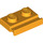 LEGO Bright Light Orange Plate 1 x 2 with Door Rail (32028)