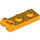 LEGO Orange clair brillant assiette 1 x 2 avec Fin Barre Manipuler (60478)