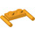LEGO Orange clair brillant assiette 1 x 2 avec Poignées (Poignées basses) (3839)