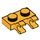 LEGO Helles Licht Orange Platte 1 x 2 mit Horizontal Clips (Öffnen Sie &#039;O&#039;-Clips) (49563 / 60470)
