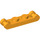 LEGO Orange clair brillant assiette 1 x 2 avec Deux Fin Barre Poignées (18649)