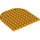 LEGO Lysorange Plade 10 x 10 Halvt Cirkel (80031)