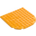 LEGO Lysorange Plade 10 x 10 Halvt Cirkel (80031)