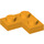 LEGO Orange clair brillant assiette 2 x 2 Coin (2420)