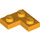 LEGO Bright Light Orange Plate 2 x 2 Corner (2420)