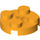 LEGO Helles Licht Orange Platte 2 x 2 Runden mit Achse Loch (mit &#039;+&#039; Achsloch) (4032)