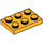 LEGO Orange clair brillant assiette 2 x 3 (3021)