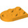 LEGO Helles Licht Orange Platte 2 x 3 mit Gerundet Ende und Stift Loch (3176)