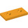 LEGO Orange clair brillant assiette 2 x 4 avec 2 Goujons (65509)