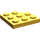 LEGO Orange clair brillant assiette 3 x 3 Rond Coin (30357)