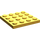LEGO Helder Lichtoranje Plaat 4 x 4 (3031)