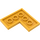 LEGO Bright Light Orange Plate 4 x 4 Corner (2639)