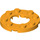 LEGO Bright Light Orange Plate 4 x 4 Round with Cutout (11833 / 28620)