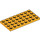 LEGO Leuchtendes helles Orange Platte 4 x 8 (3035)