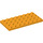LEGO Orange clair brillant assiette 4 x 8 (3035)