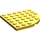 LEGO Bright Light Orange Plate 6 x 6 Round Corner (6003)